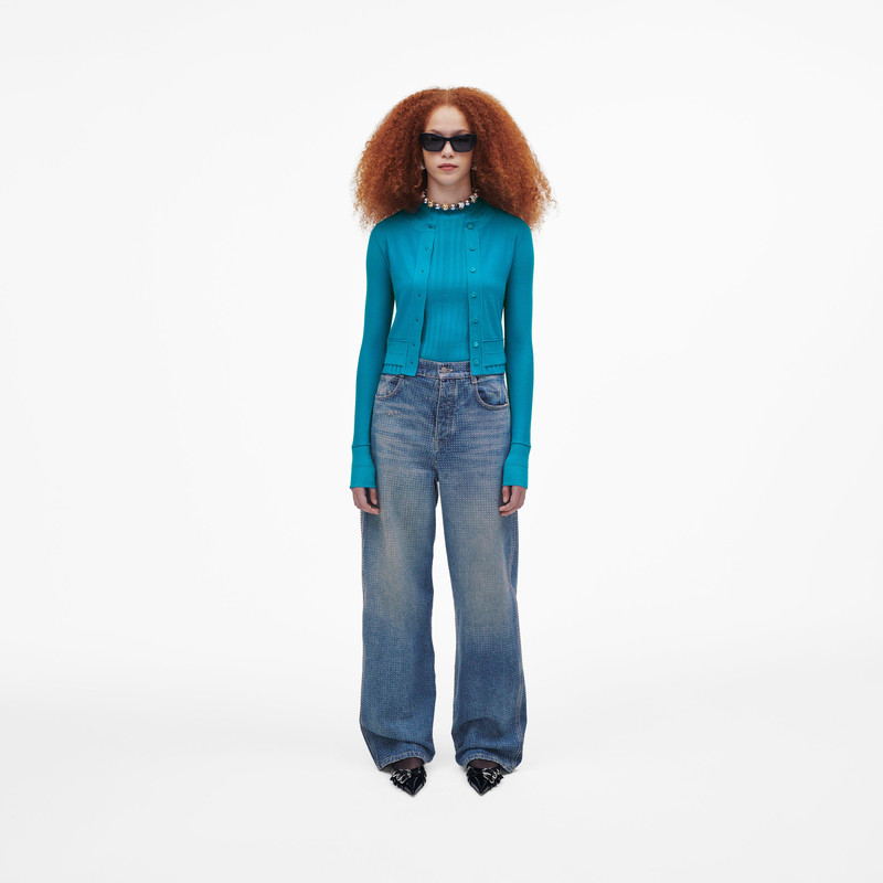 FINE RIBBED MERINO CARDIGAN 2