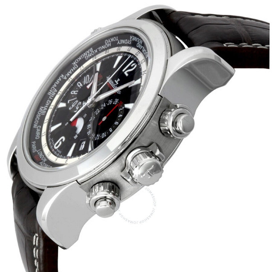 Pre-owned Jaeger LeCoultre Master Compressor Chronograph Automatic Black Dial Men's Watch Q1768470 - 2