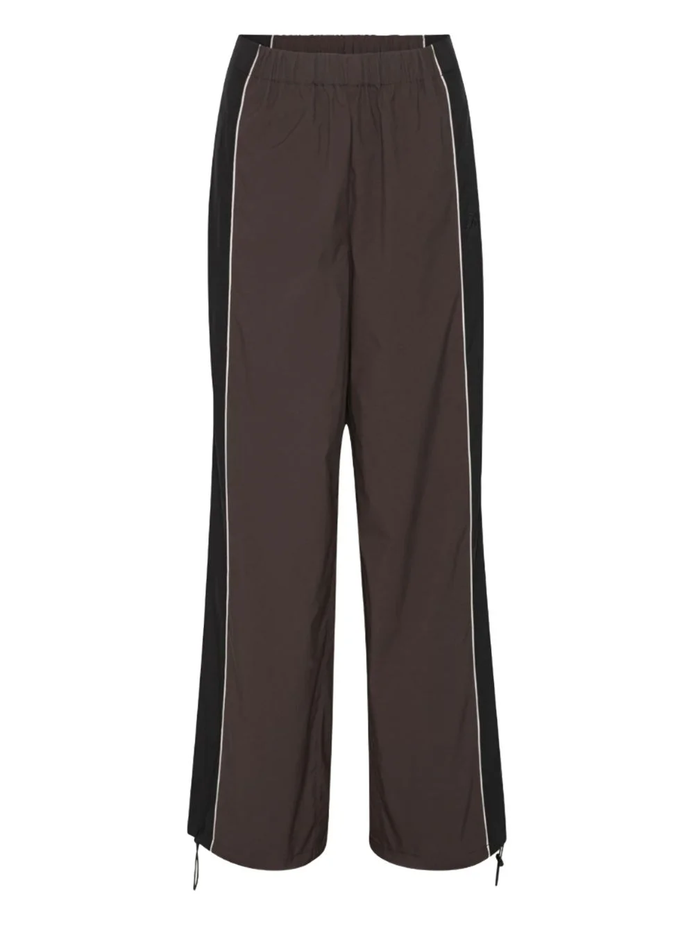 crispy panelled trousers - 1