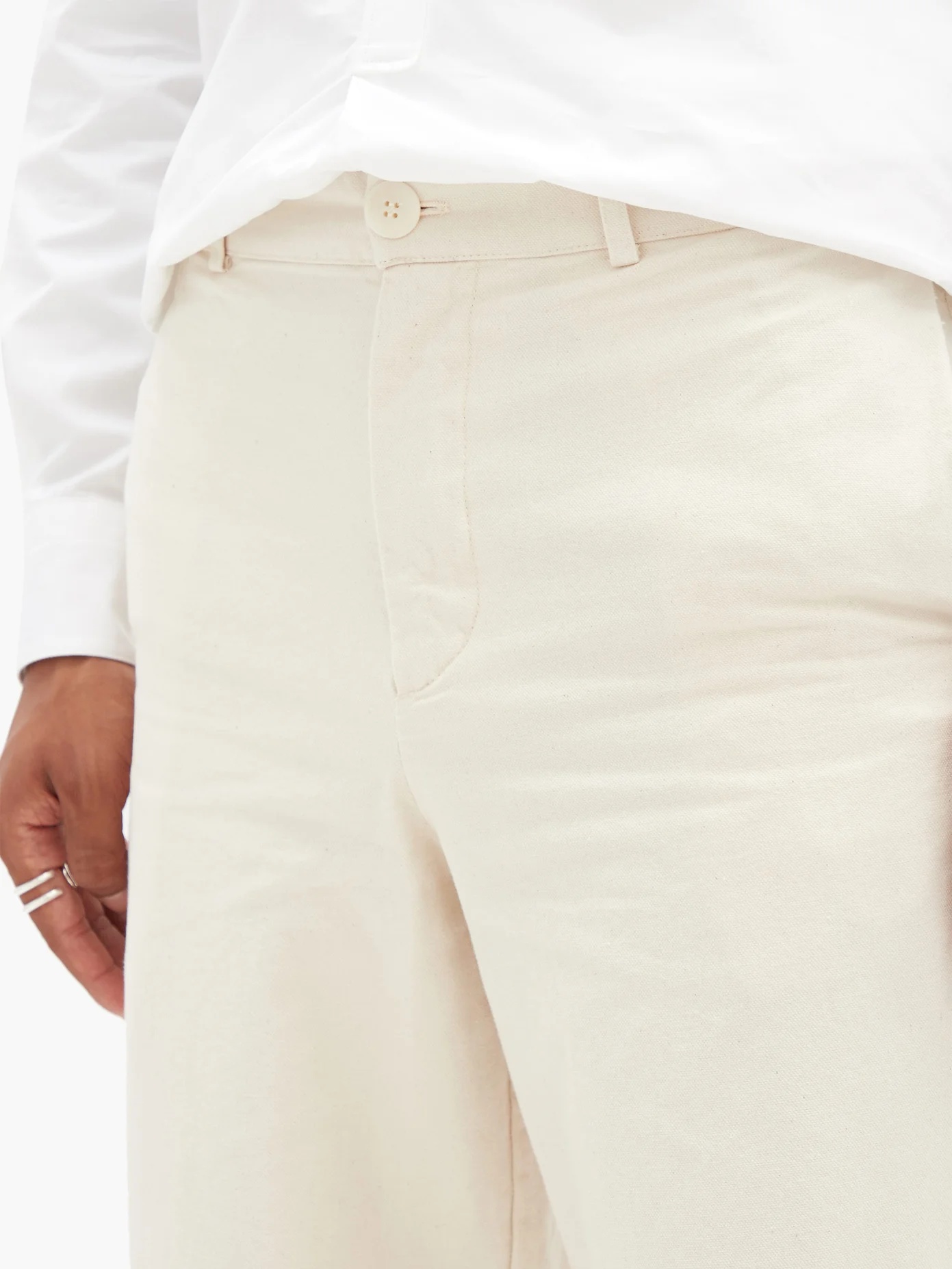 The Bricklayer cropped cotton-canvas trousers - 4