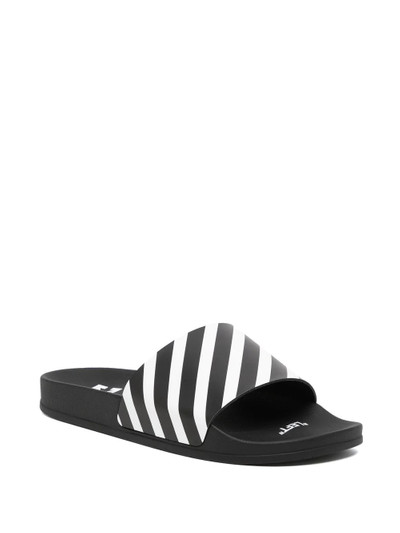 Off-White Diag-stripe slides outlook