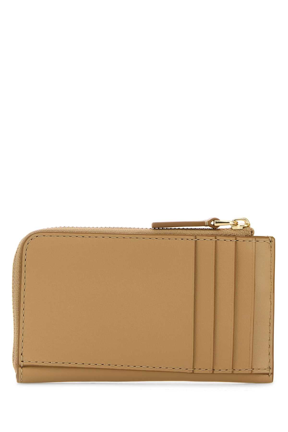 Marc Jacobs Women Camel Leather Card Holder - 3