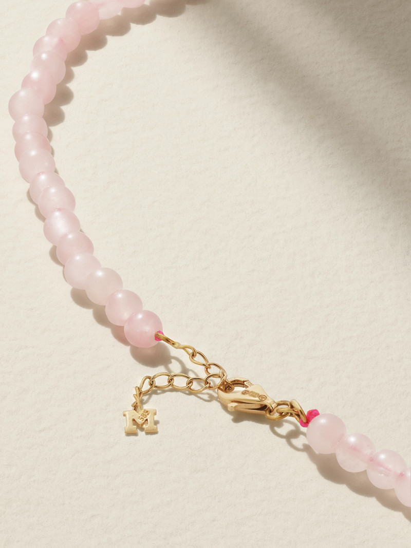 14-karat Gold Quartz Necklace 4