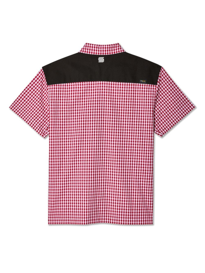OLLY SHINDER gingham check-print shirt outlook