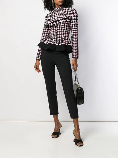 Alexander McQueen high-rise slim-fit trousers outlook