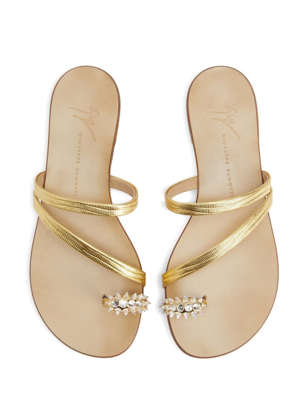 Febe Studs crystal-embellished sandals - 3