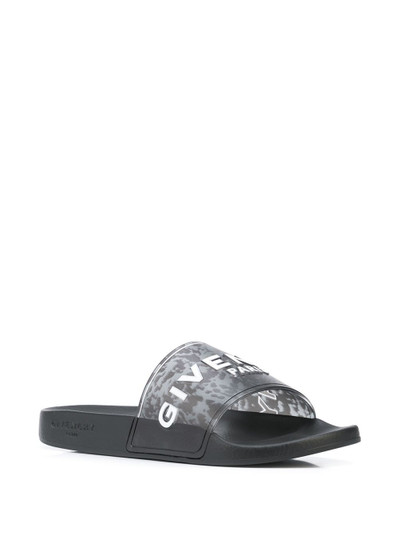 Givenchy embossed-logo pool slides outlook