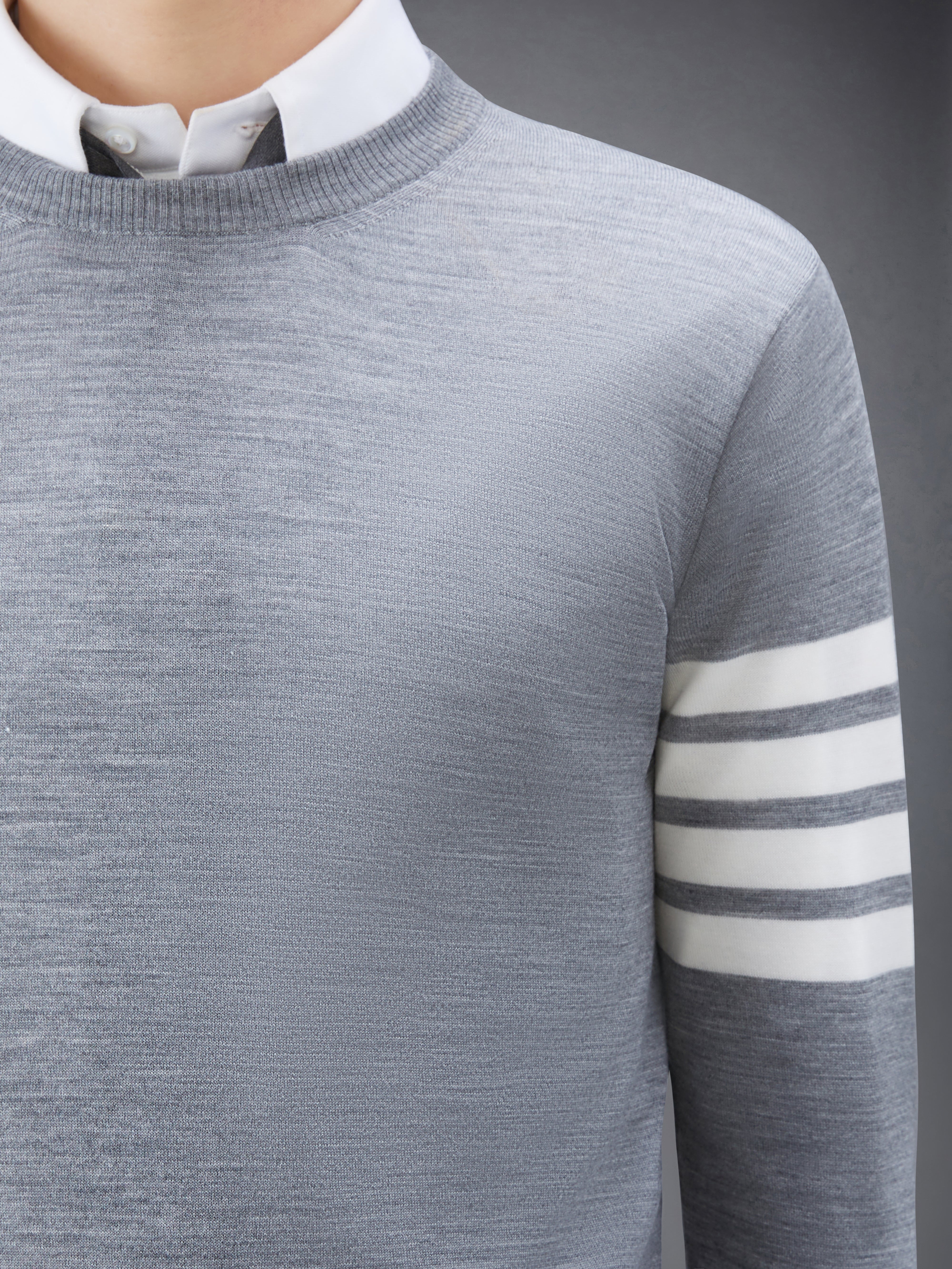 Wool 4-Bar Pullover - 6