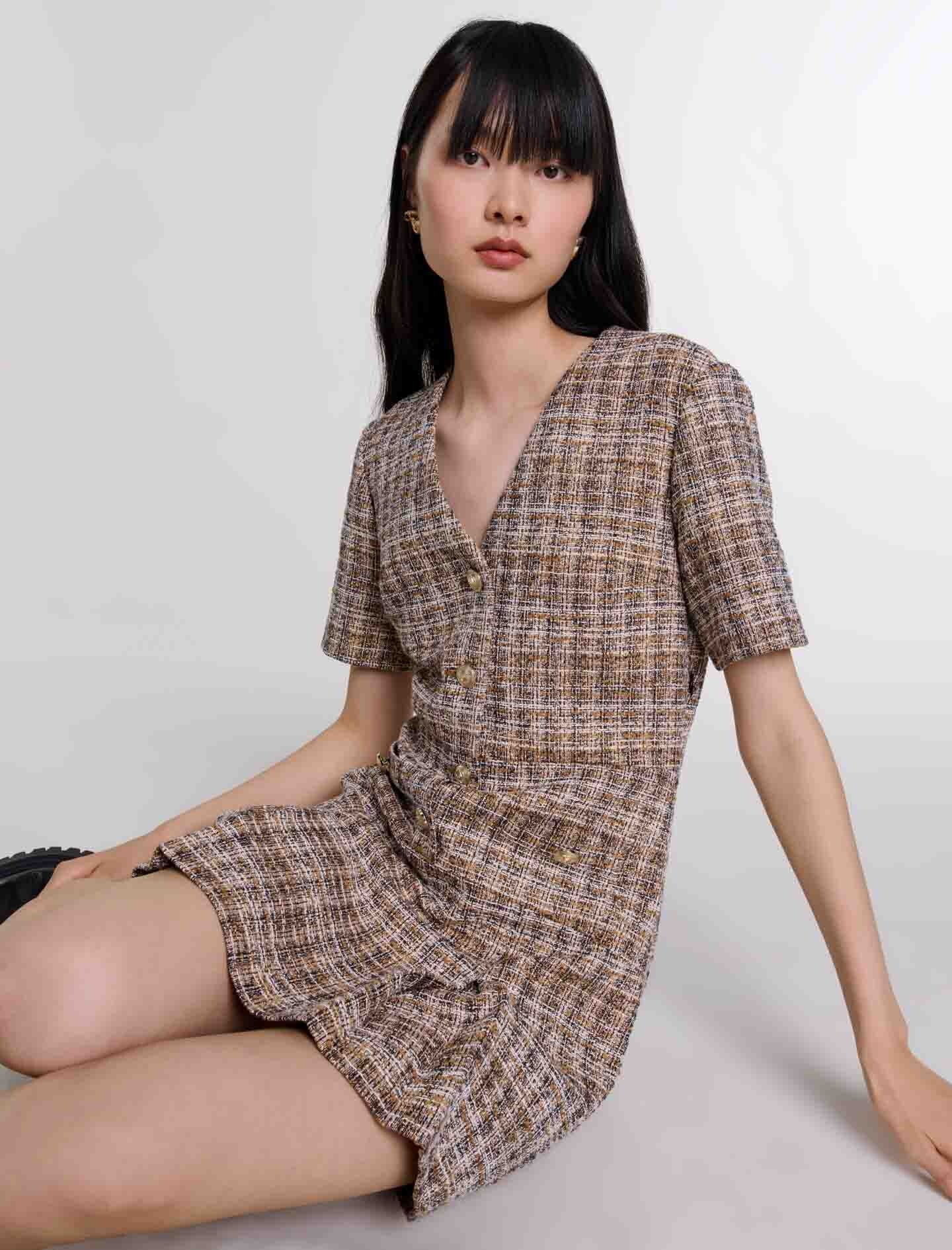 Short tweed dress - 8