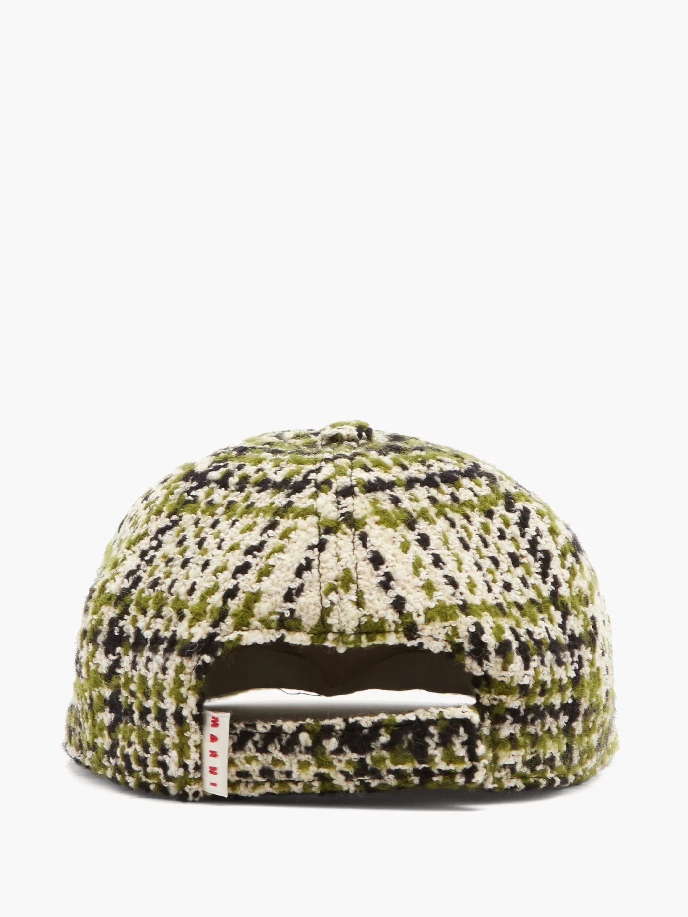 Checked wool-blend cap - 3