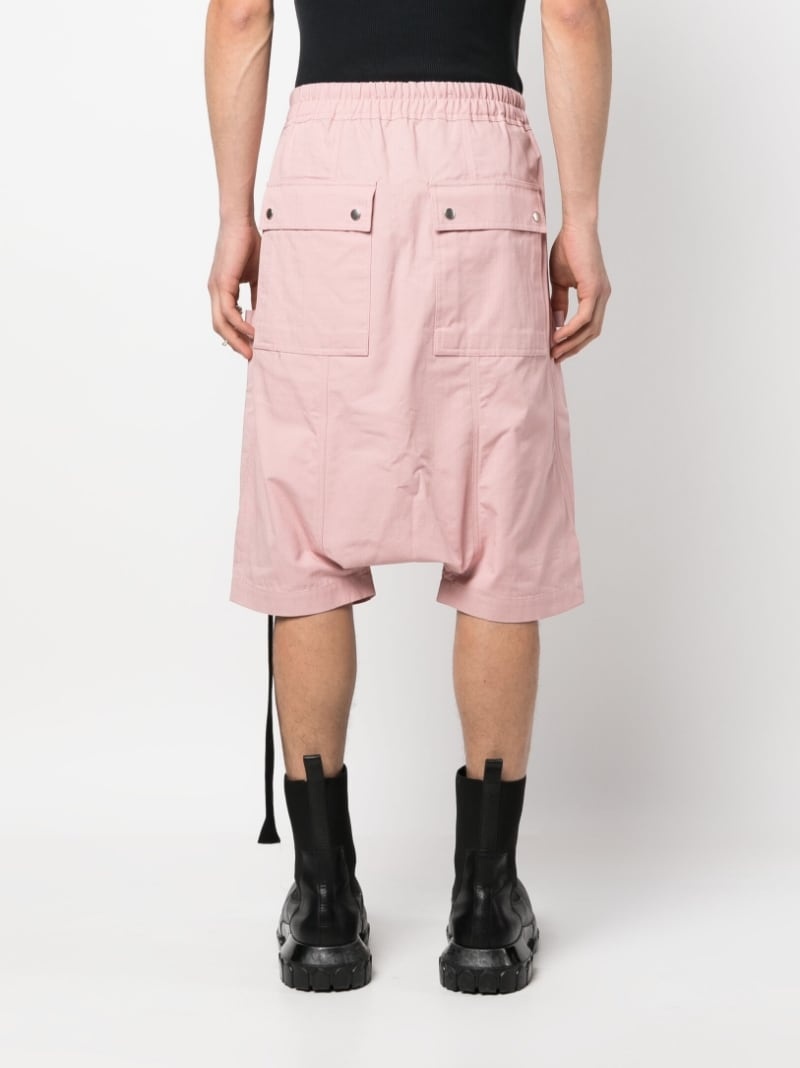 drop-crotch utility shorts - 4