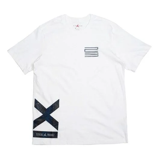 Air Jordan 11 Snakeskin Tee snake pattern Short Sleeve White CI0324-100 - 1