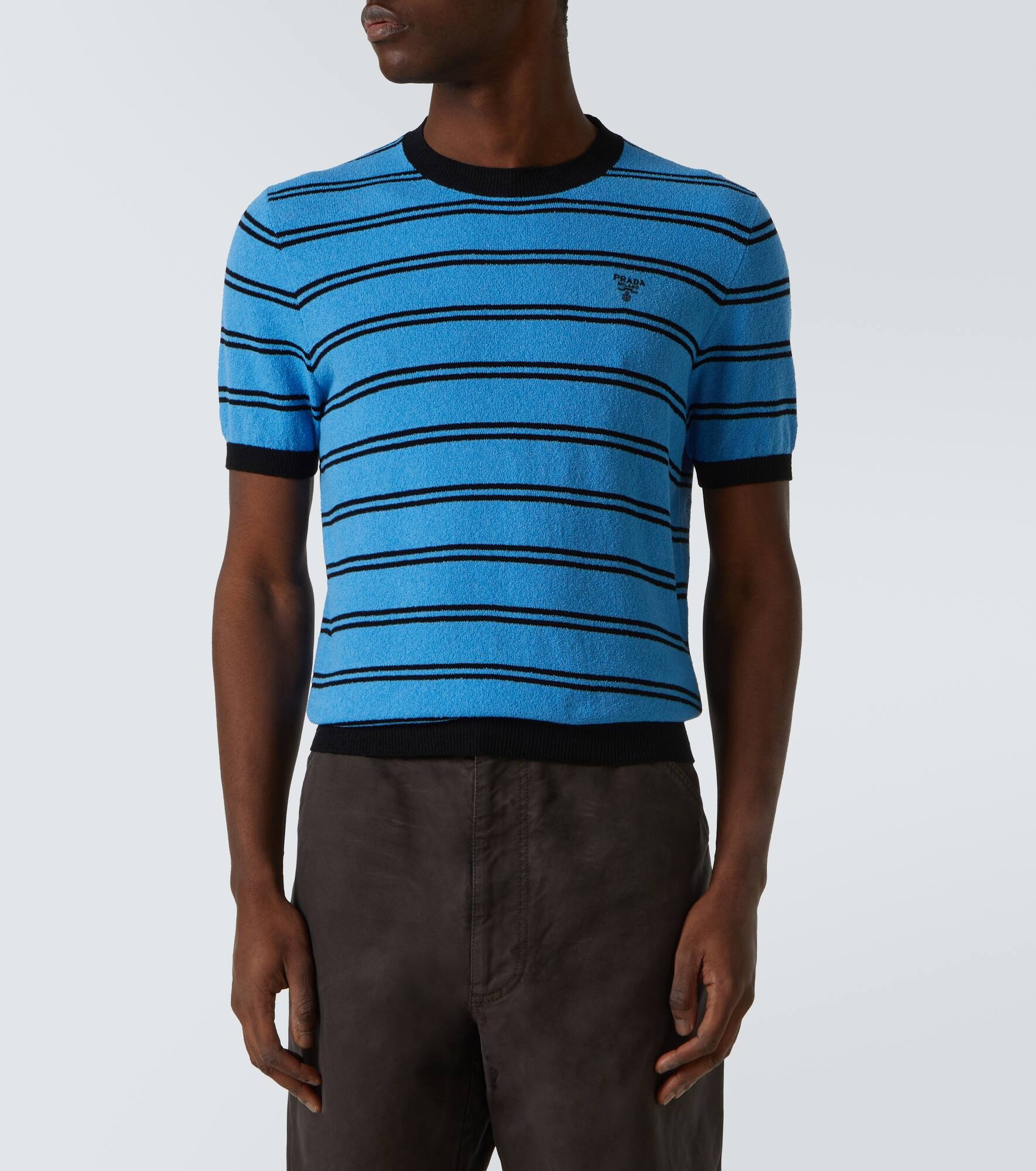 Striped cotton and silk shirt - 3
