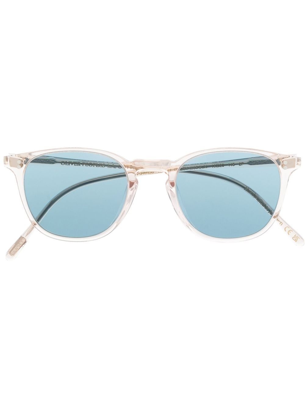 transparent-frame sunglasses - 1