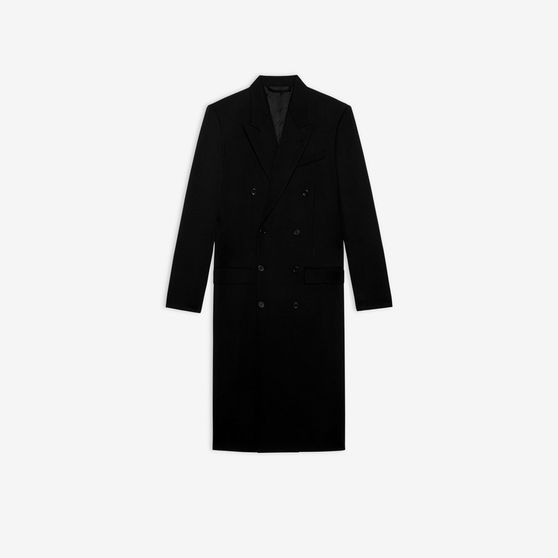 Fitted Double Breasted Coat 1
