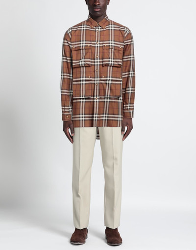 Burberry Brown Men's Patterned Shirt outlook