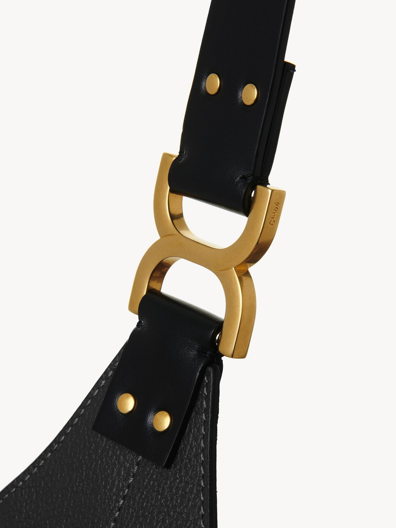 SMALL MARCIE HOBO BAG IN GRAINED LEATHER 5