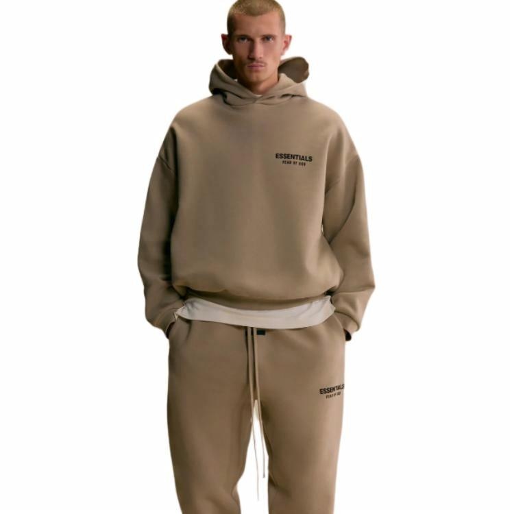 Fear of God Essentials Fleece Hoodie II 'Desert Sand' 192HO246257F - 4