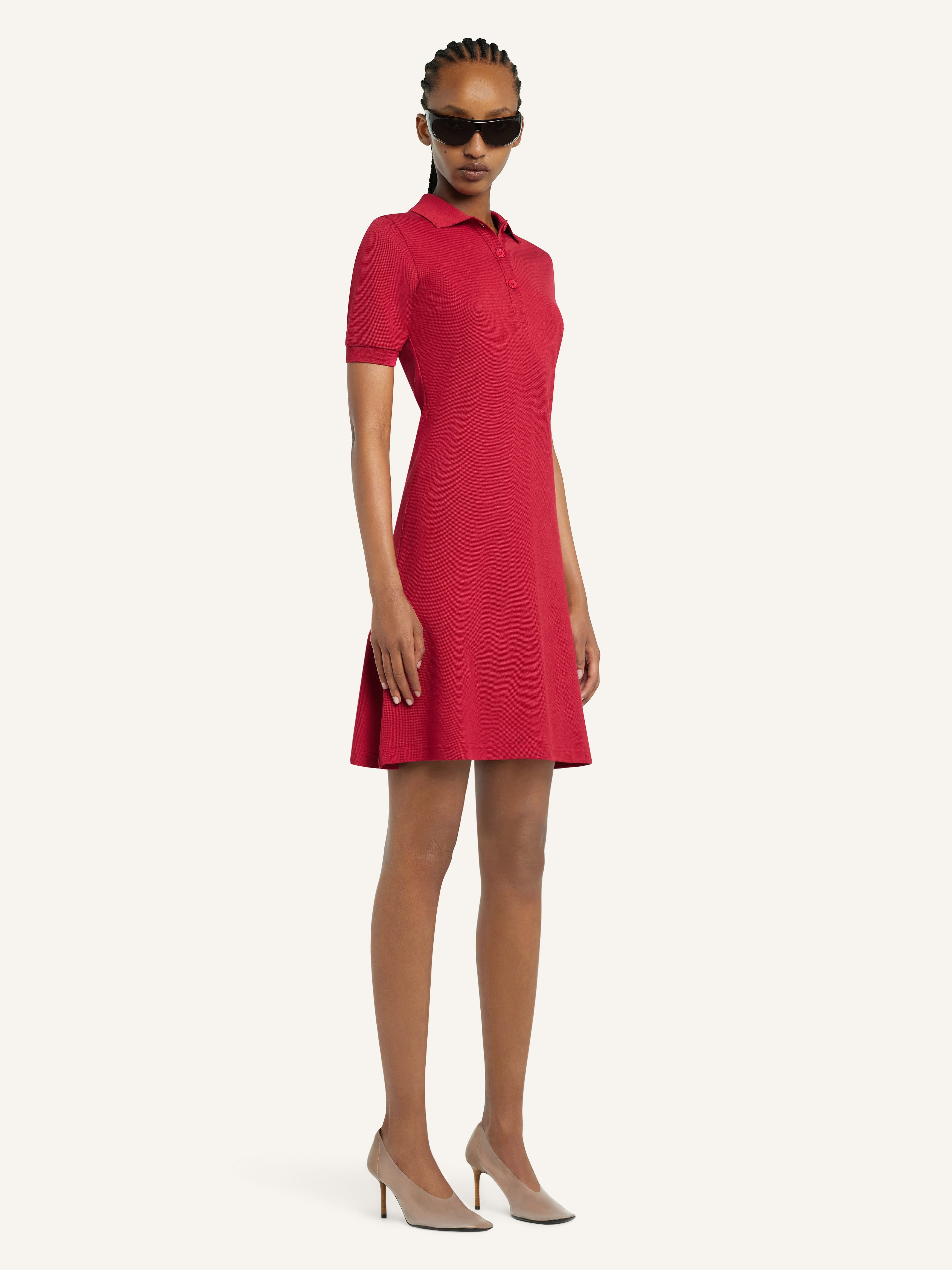 MINI PIQUÉ POLO DRESS - 3