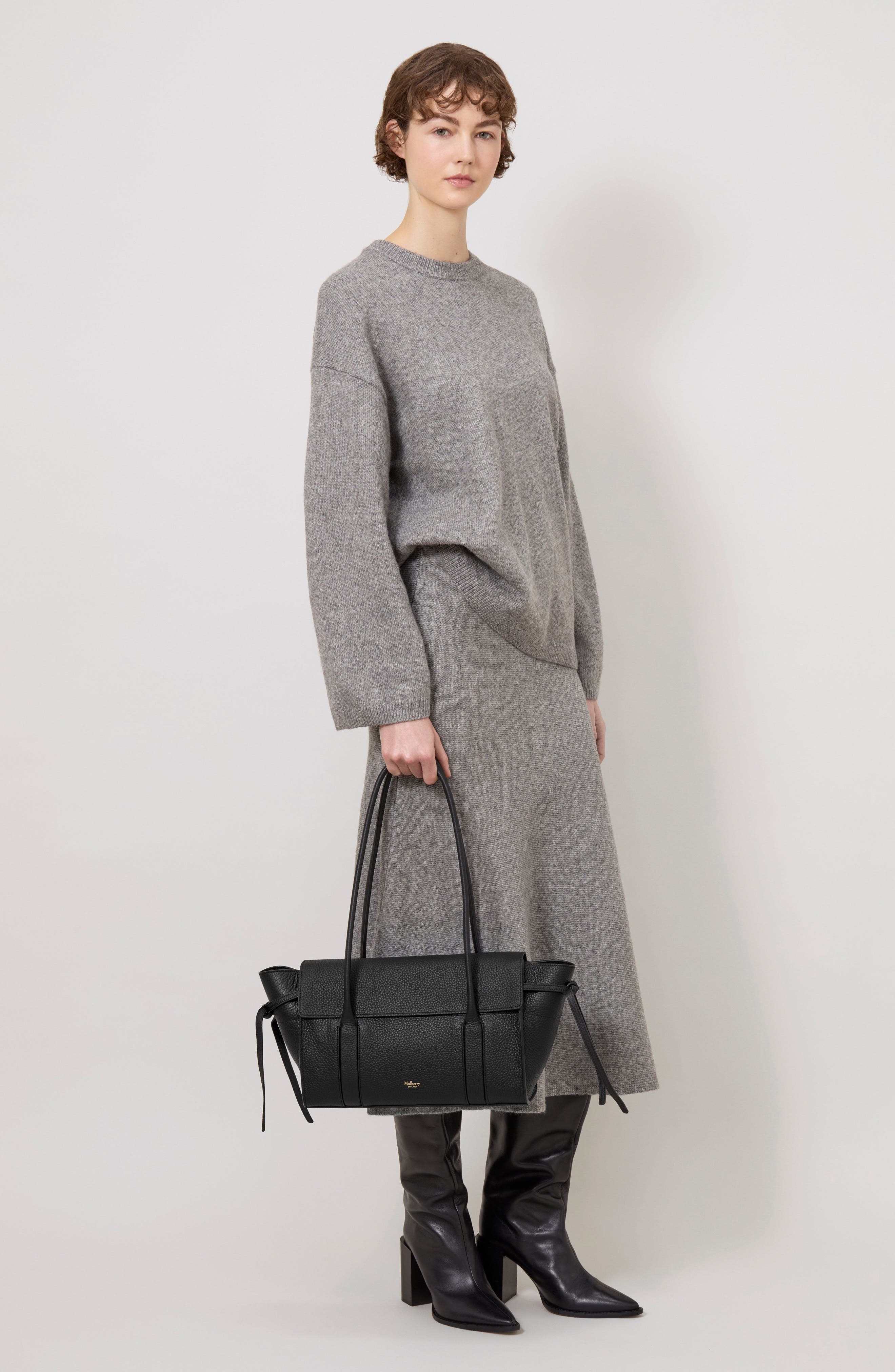 Mulberry Small Soft Bayswater Leather Satchel in Black at Nordstrom - 2
