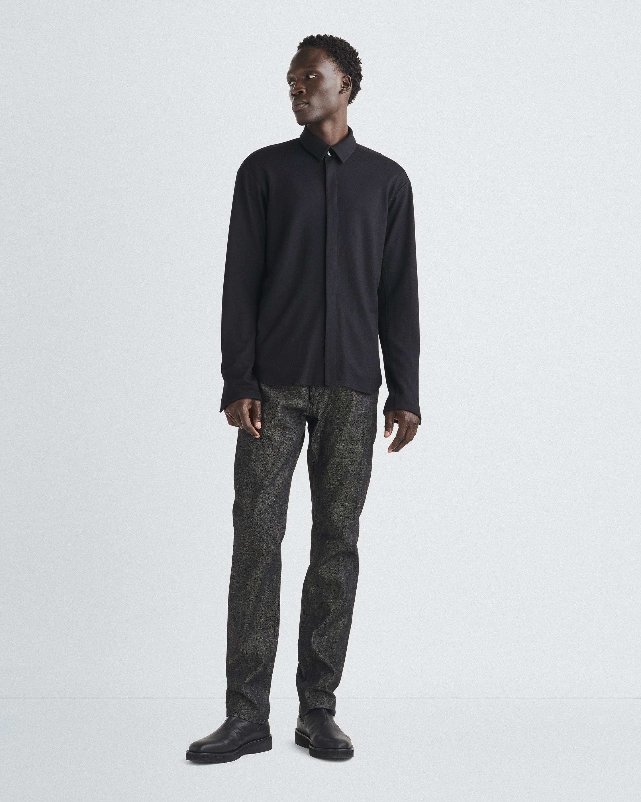 Japanese Wool Precision Shirt
Relaxed Fit Button Down - 3