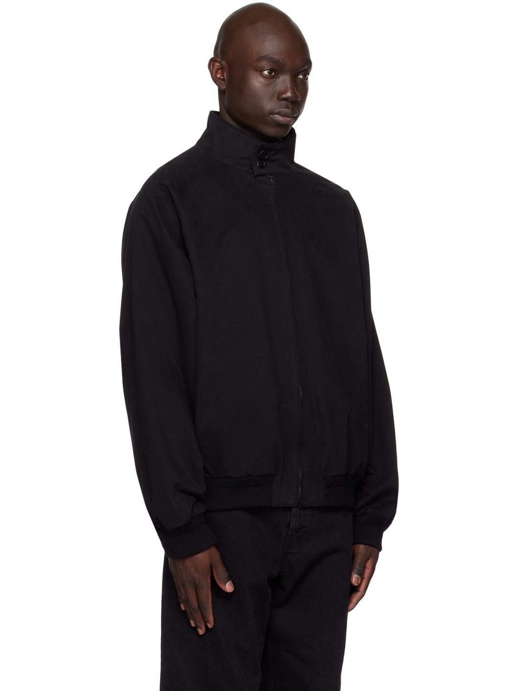 Black Harris Bomber Jacket - 2