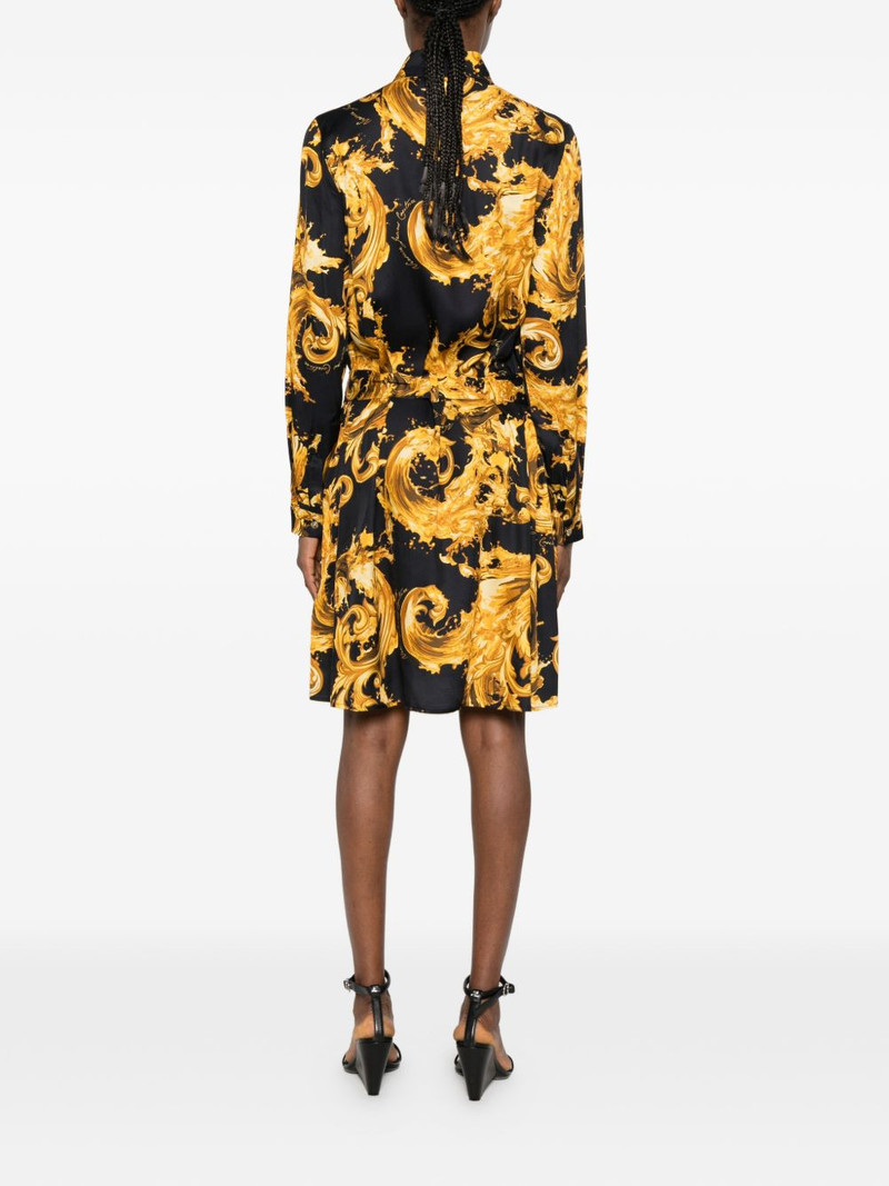 belted printed mini dress 4