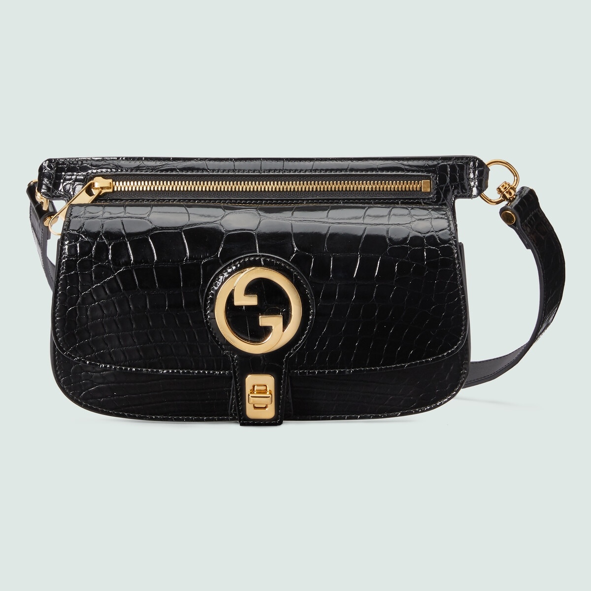 Gucci Blondie crocodile belt bag - 1