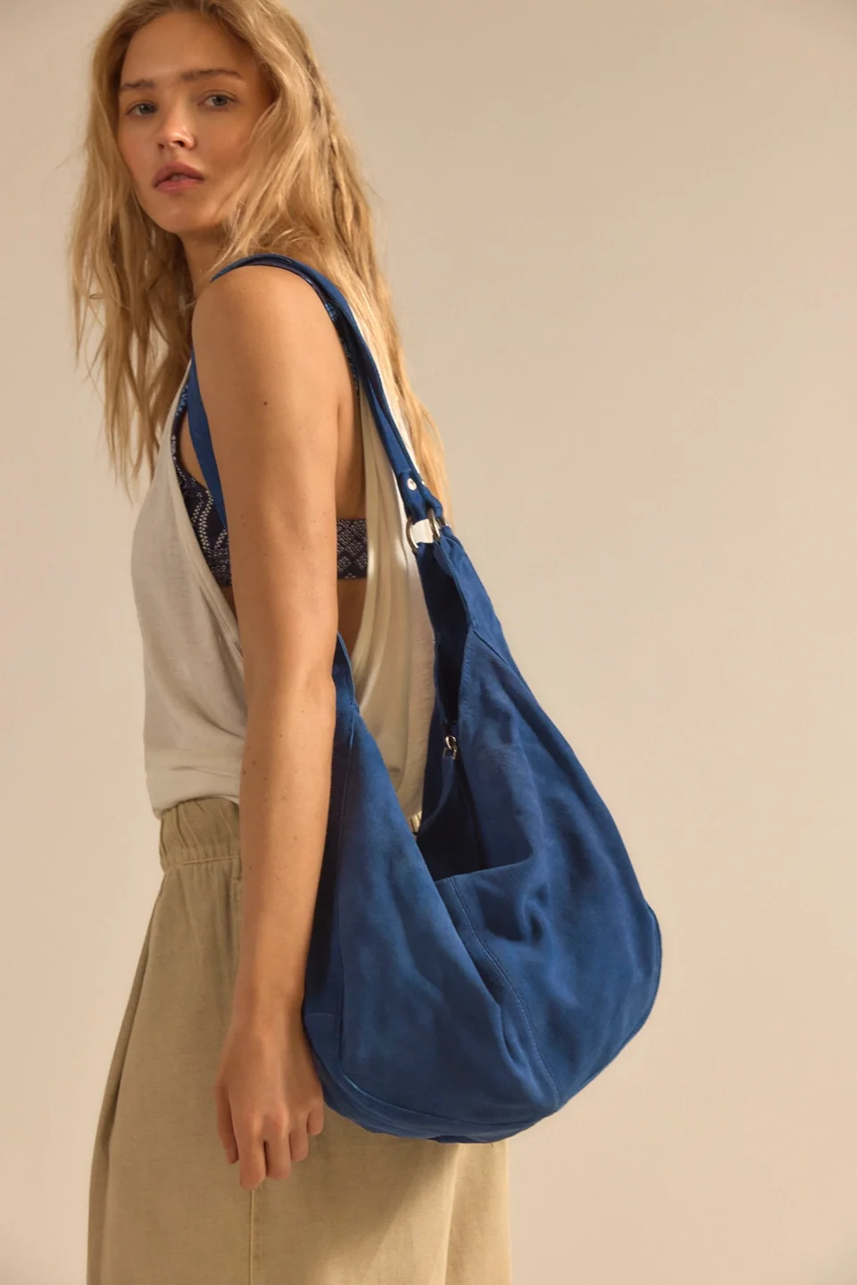 Roma Suede Tote Bag - 1