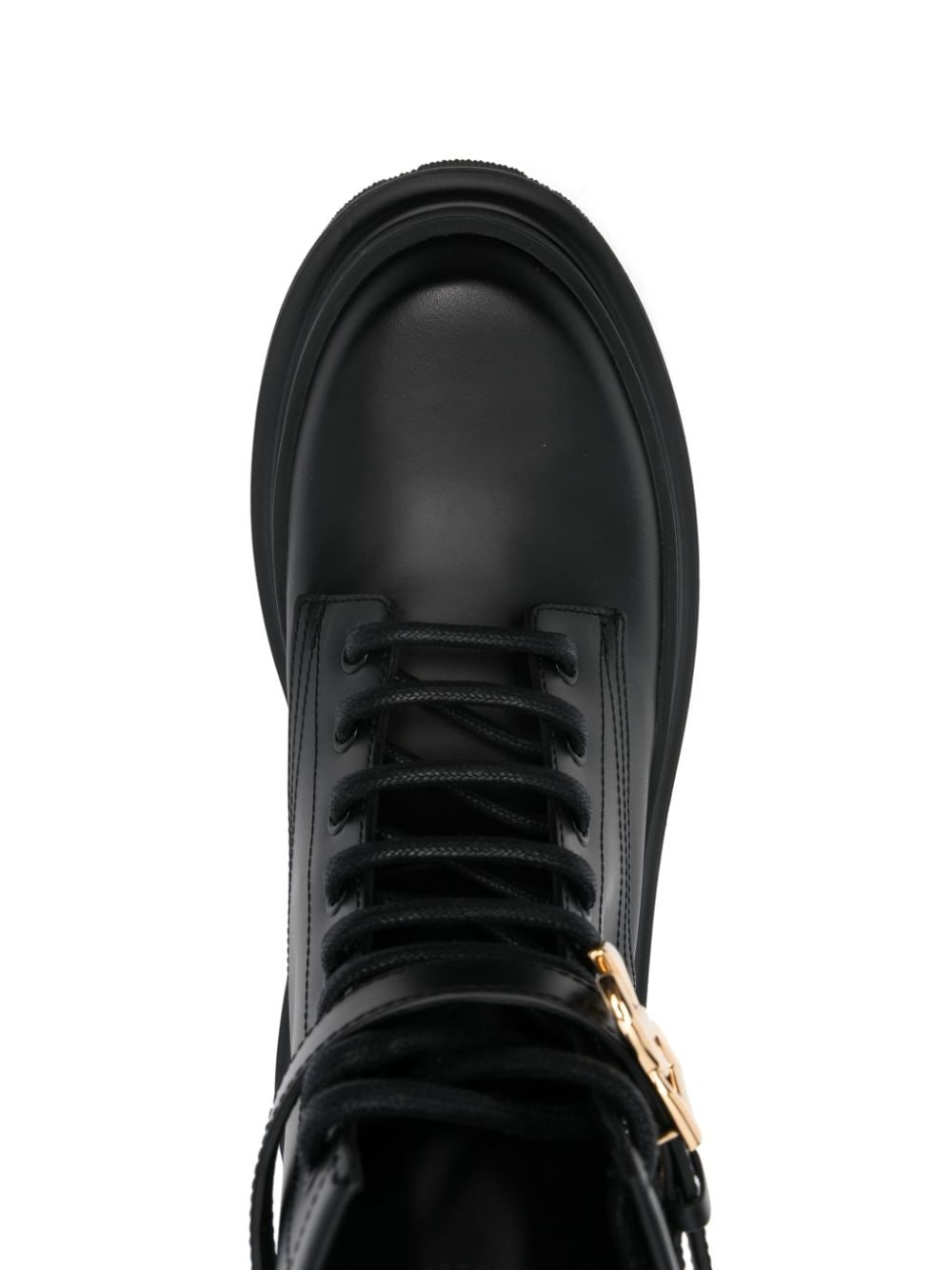 logo-buckle boots - 4