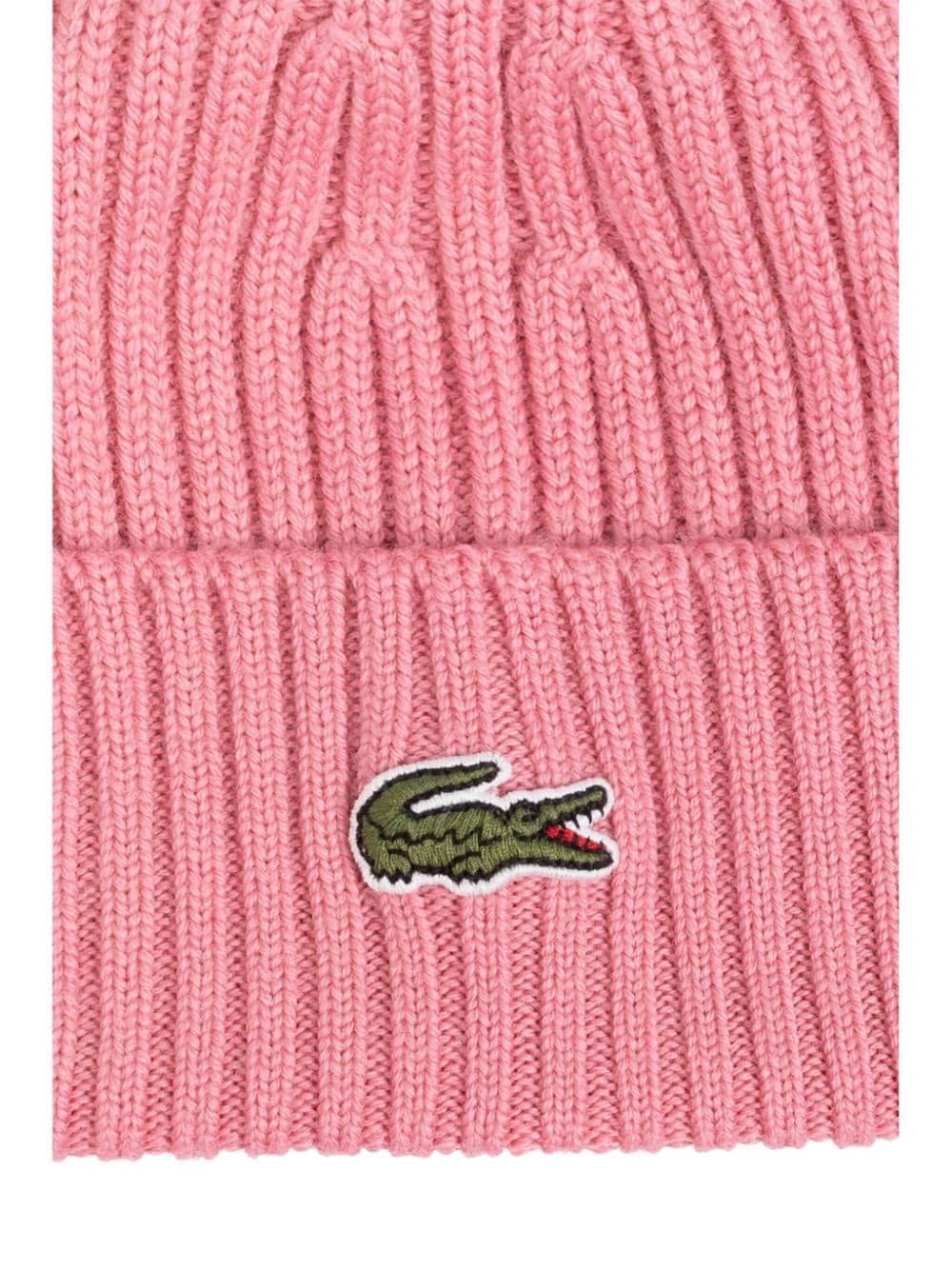 logo-embroidered knit hat - 5