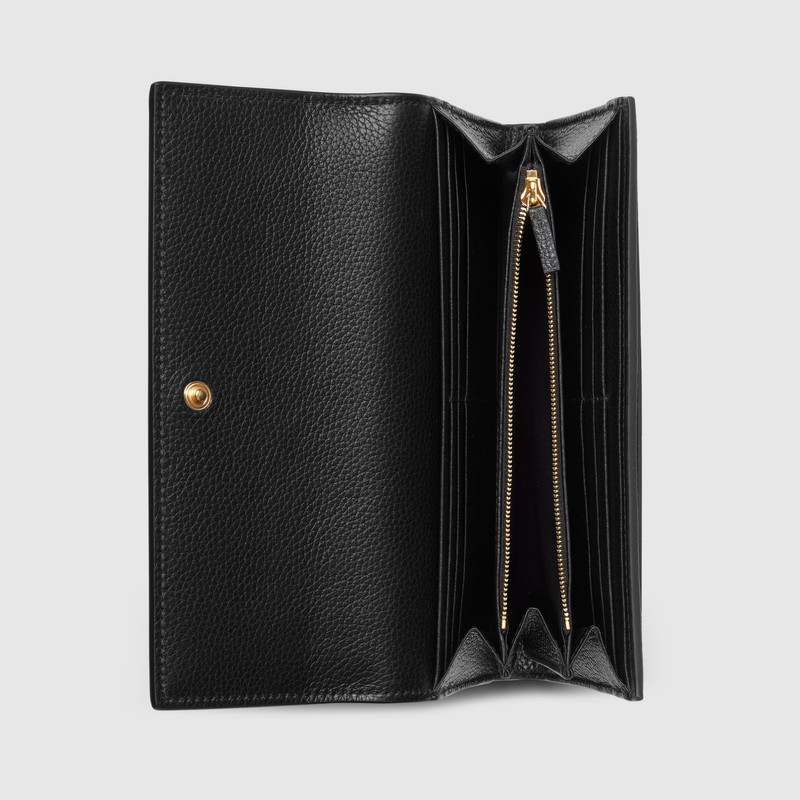 GUCCI GG Marmont bi-color continental wallet outlook