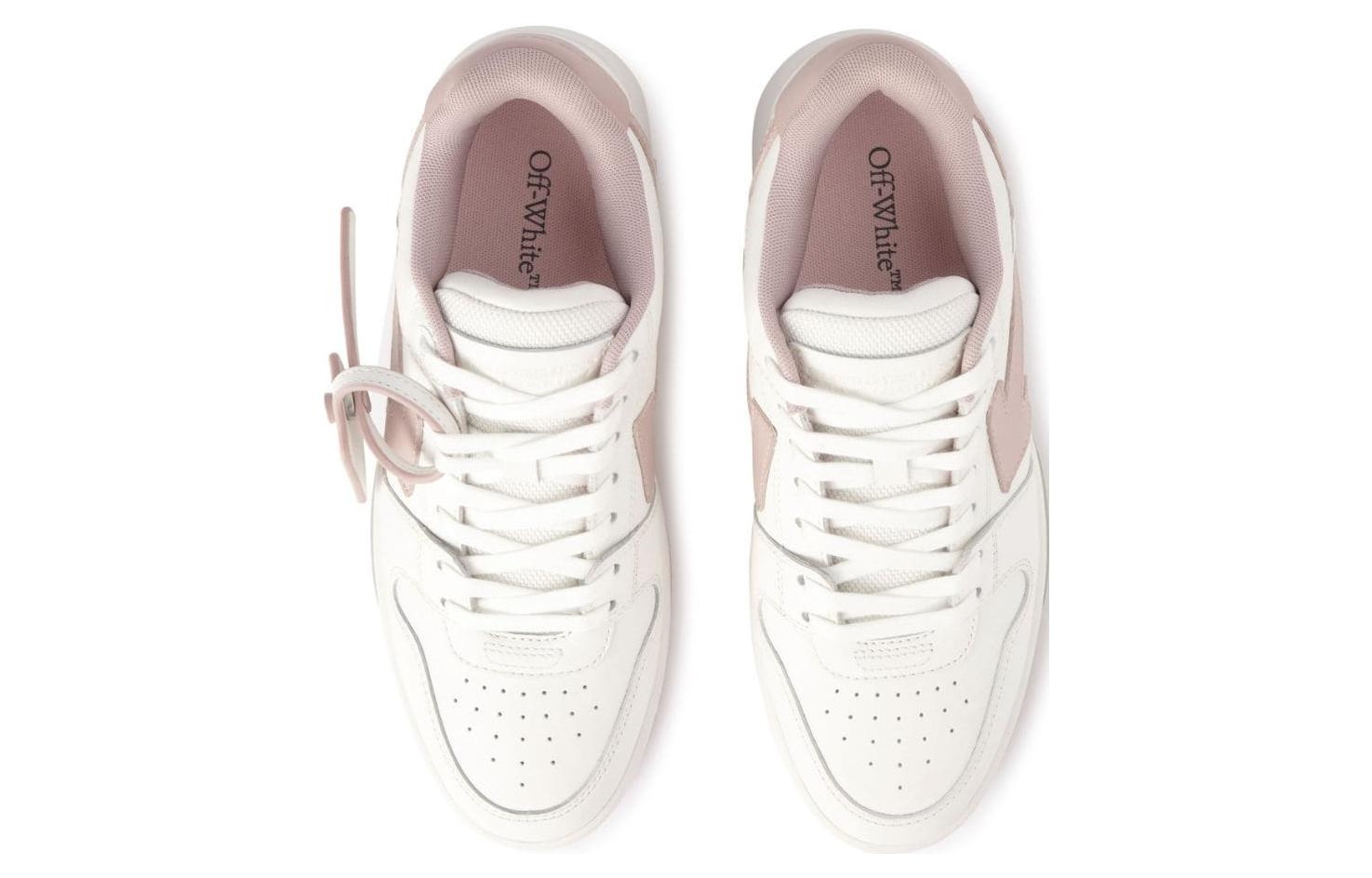 (WMNS) Off-White Out Of Office "Ooo" low-top Sneakers 'Pink White' OWIA259C99LEA0050130 - 5