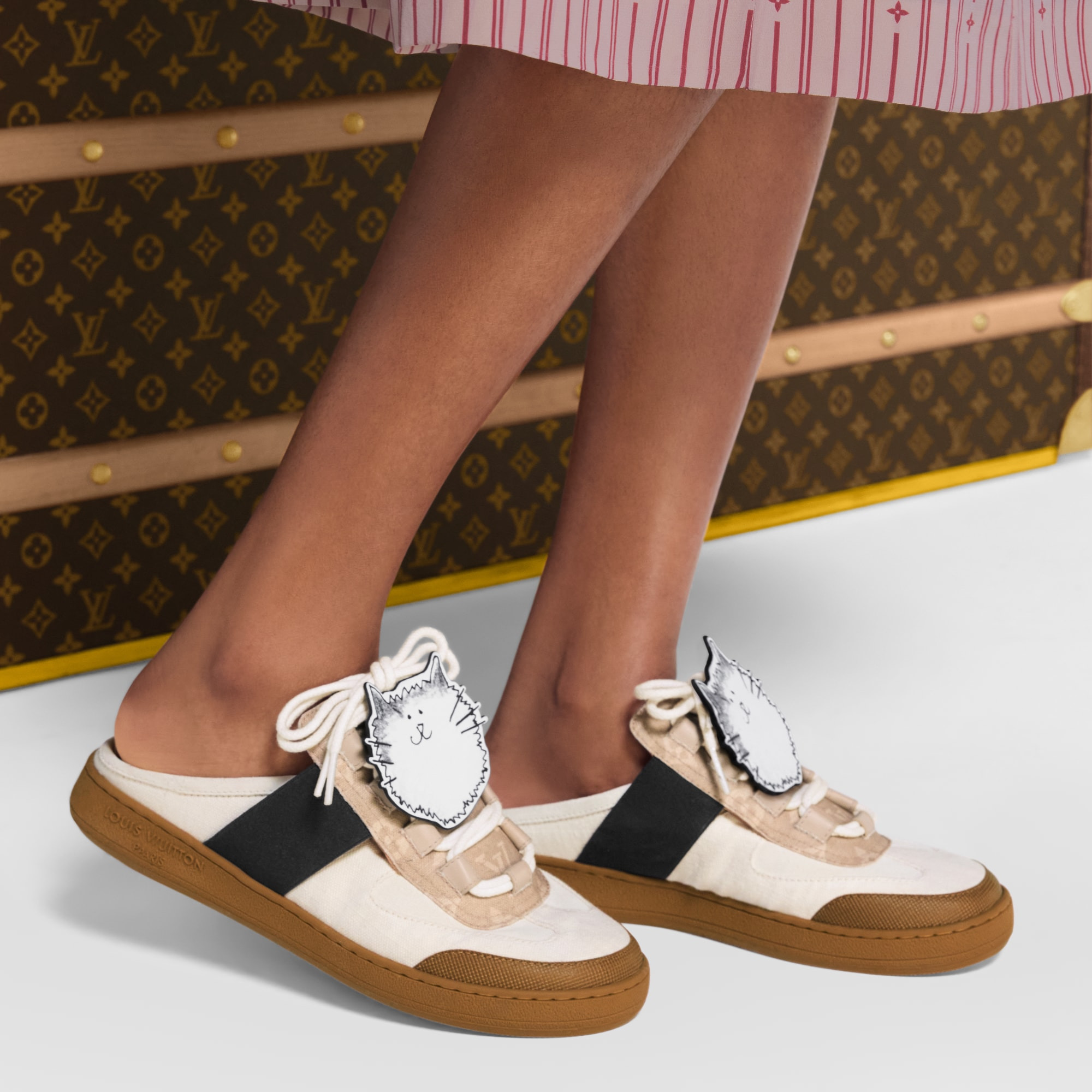 Lous Open Back Sneaker - 5