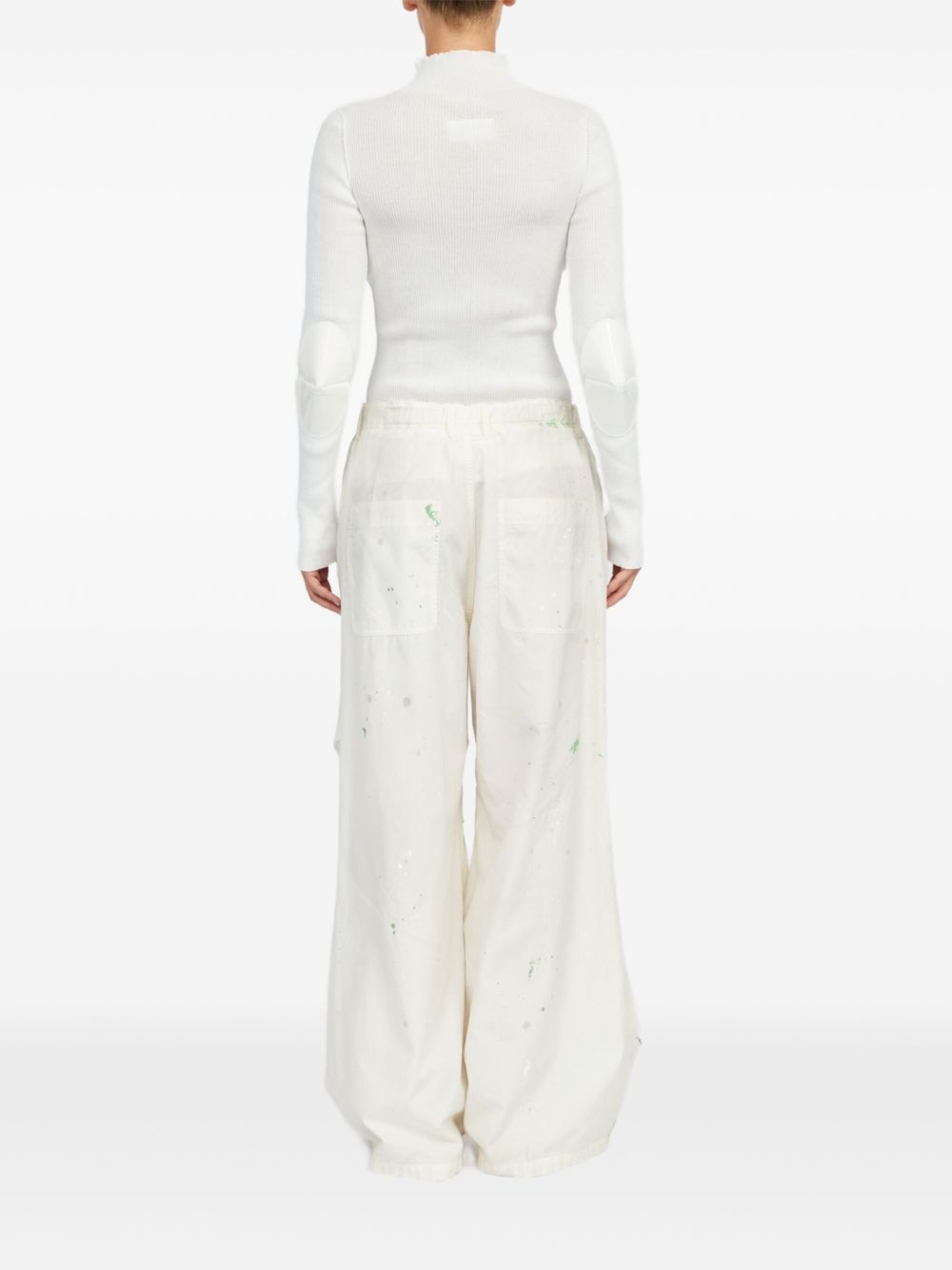 paint-splatter trousers - 6