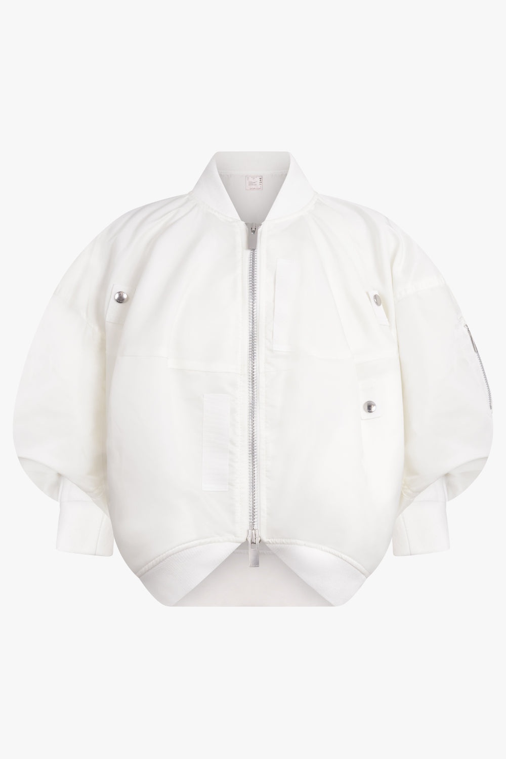 NYLON TWILL BLOUSON | OFF WHITE - 1