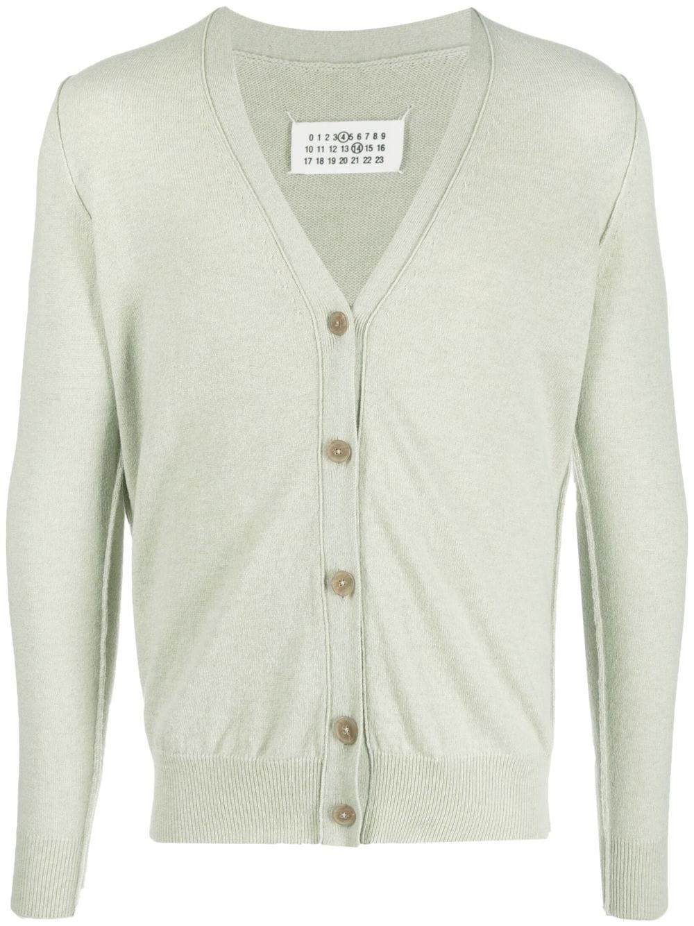 V-neck cashmere cardigan - 1