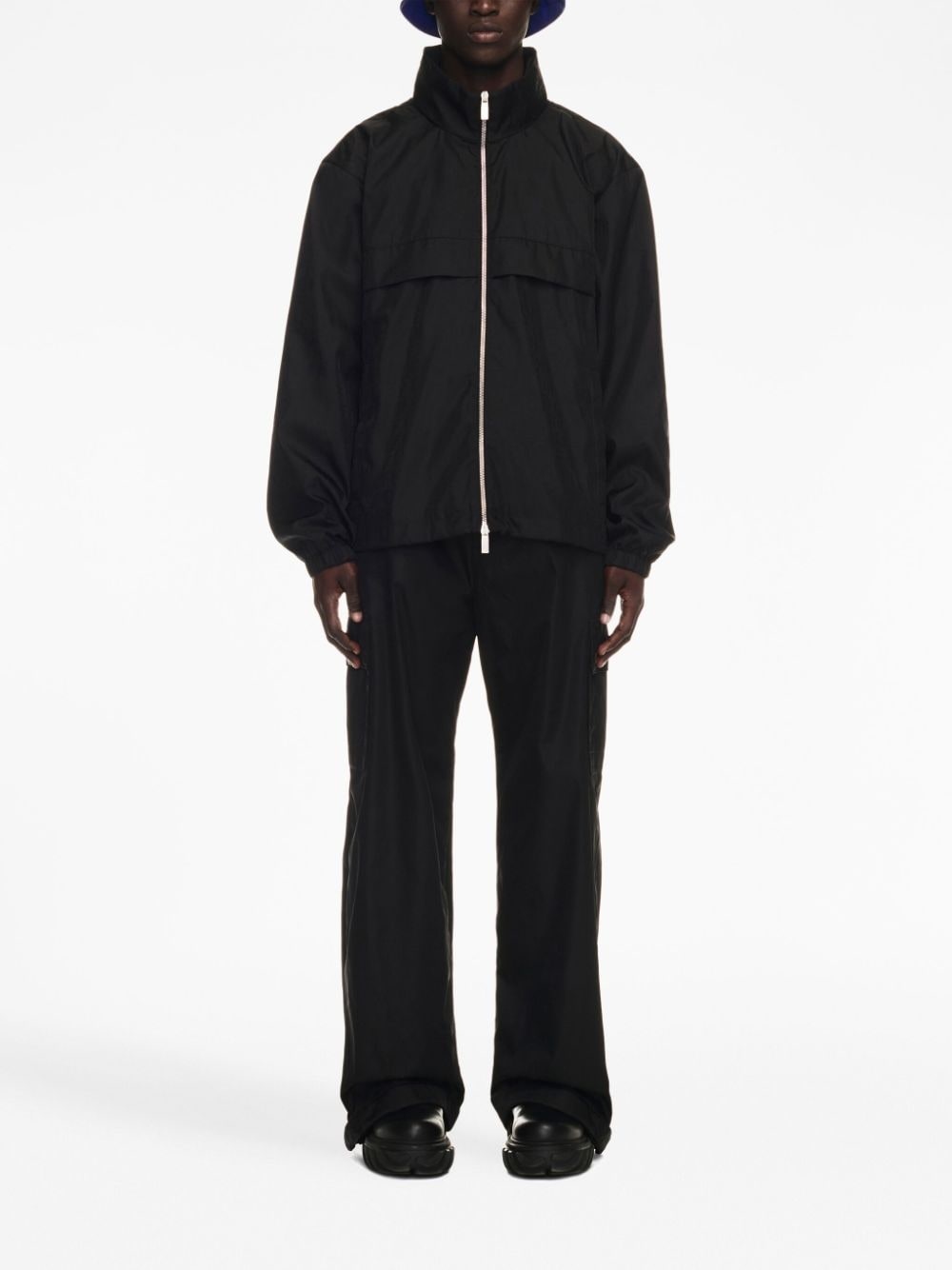 zip-fastening long-sleeve jacket - 2