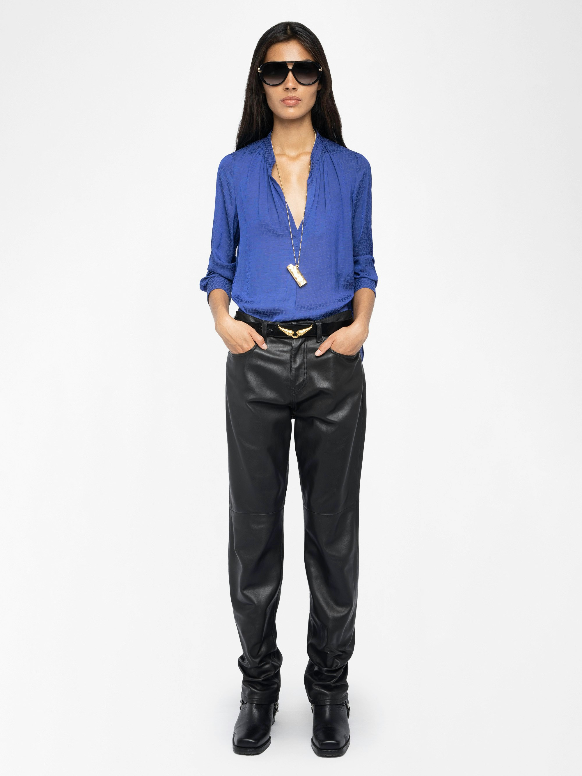 Tink Satin Blouse - 2