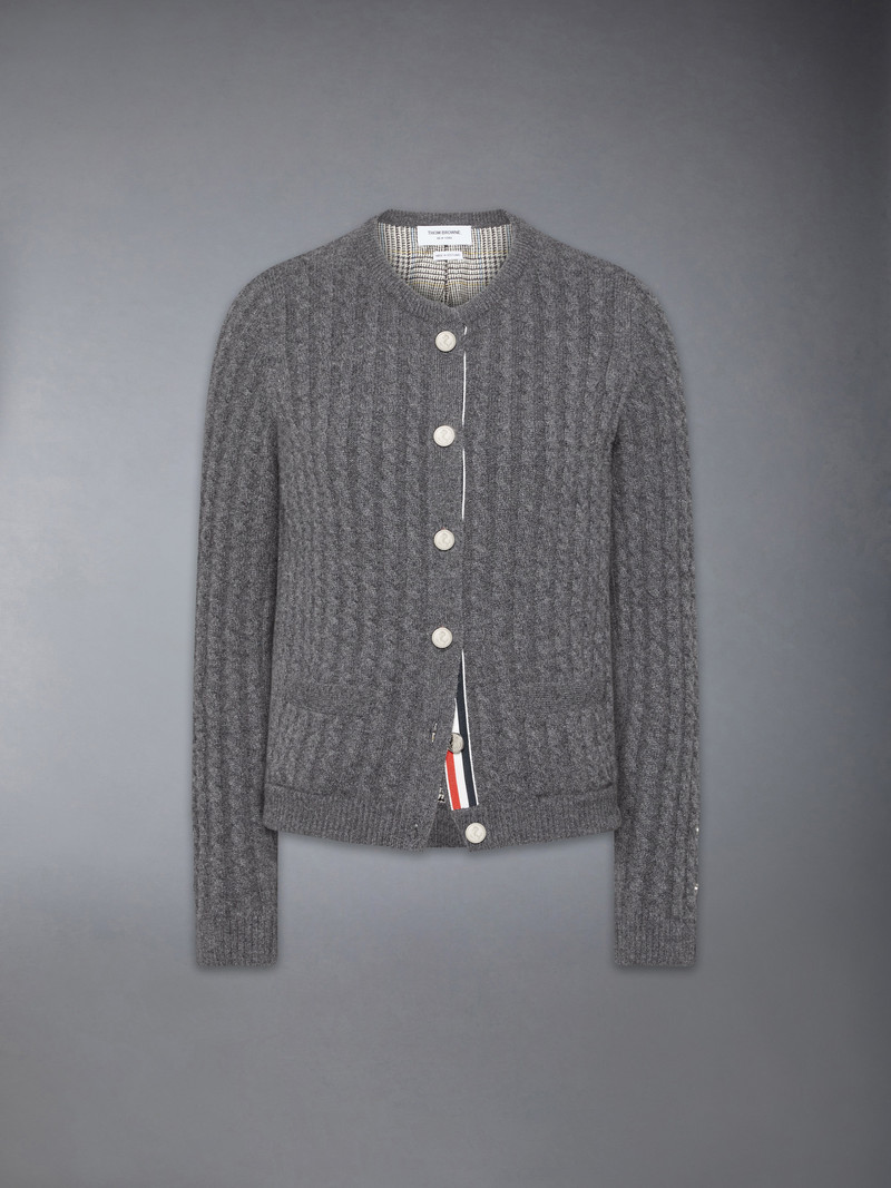 BABY CABLE STITCH CASHMERE CARDIGAN 1