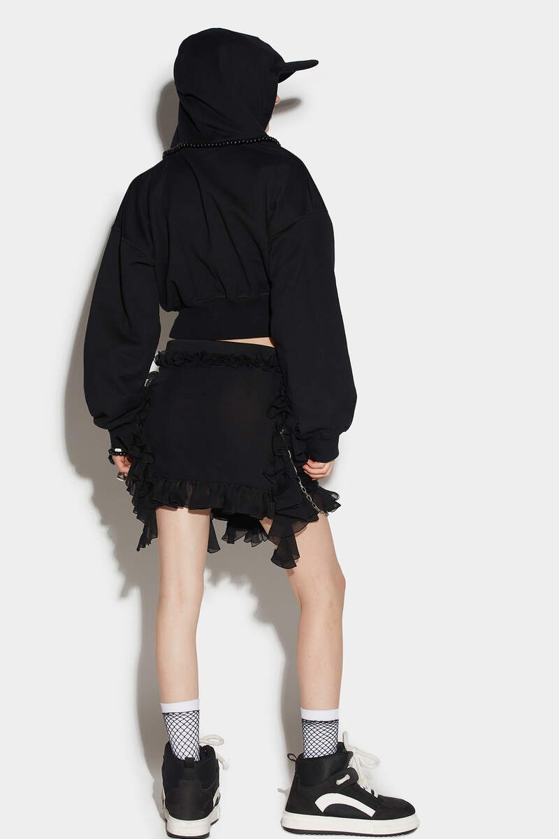 ZIPPED MINI SKIRT - 3