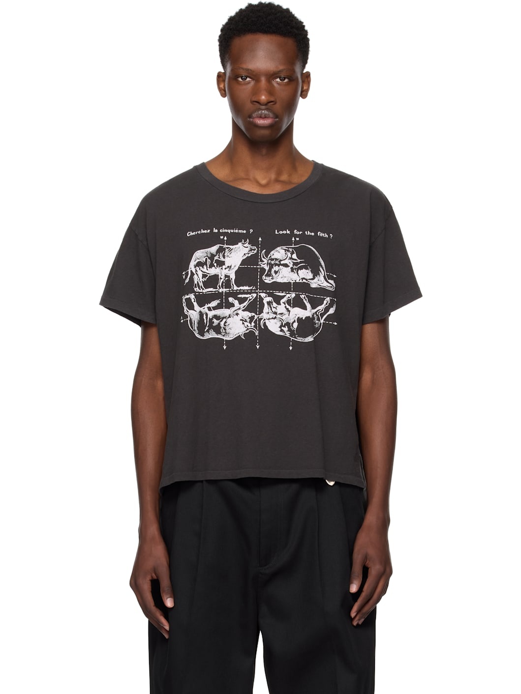 Black 'Look For The Fifth' T-shirt - 1