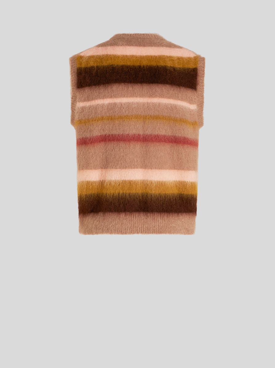 STRIPED WAISTCOAT WITH LOGO - 6