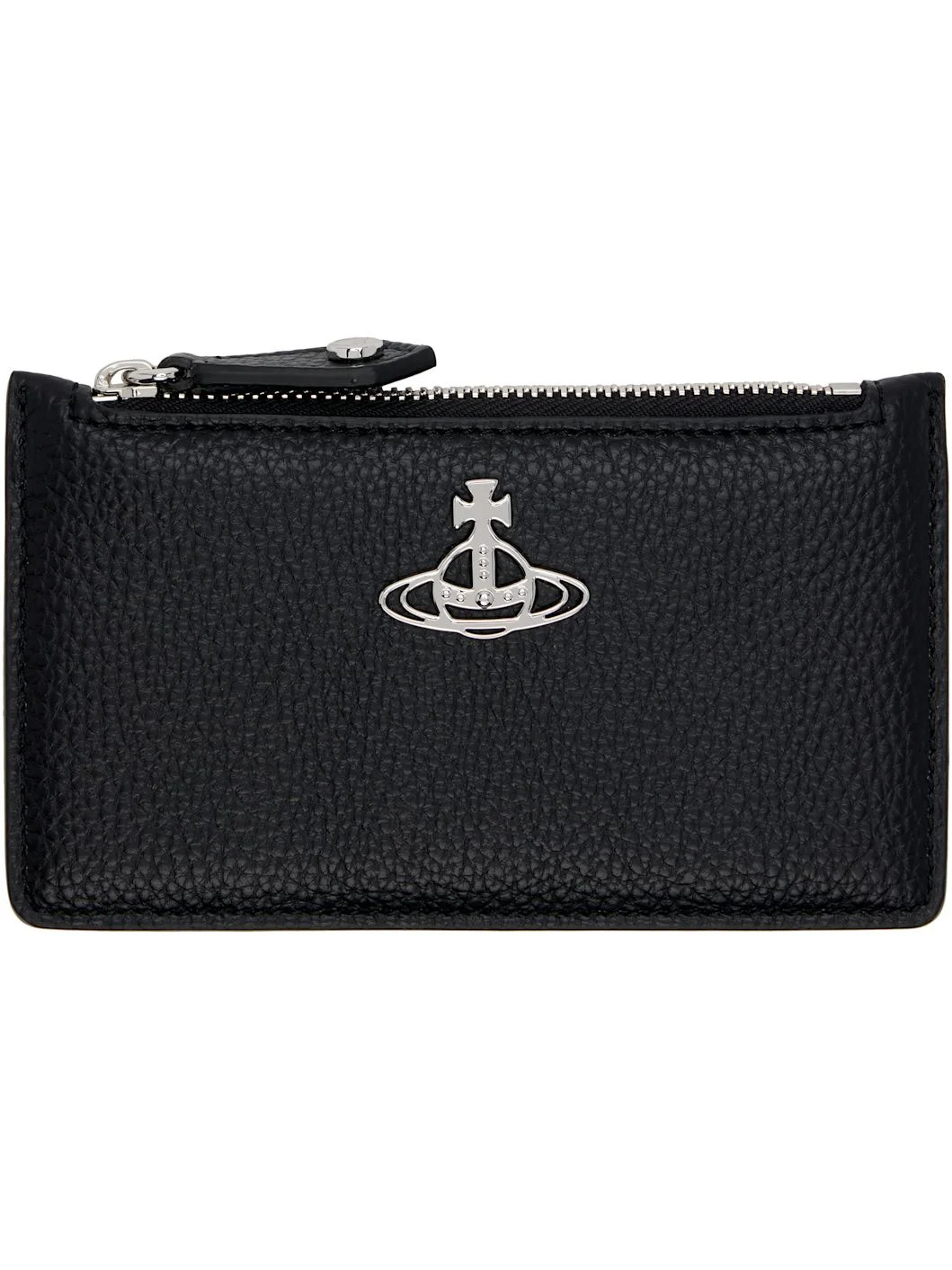 Black Slim Long Card Holder - 1