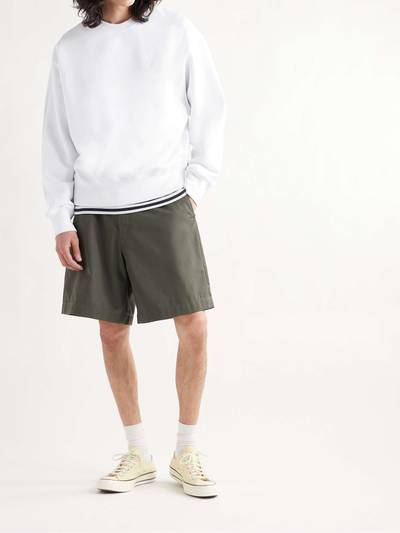 AMI Paris Logo-Appliquéd Cotton-Jersey Sweatshirt outlook