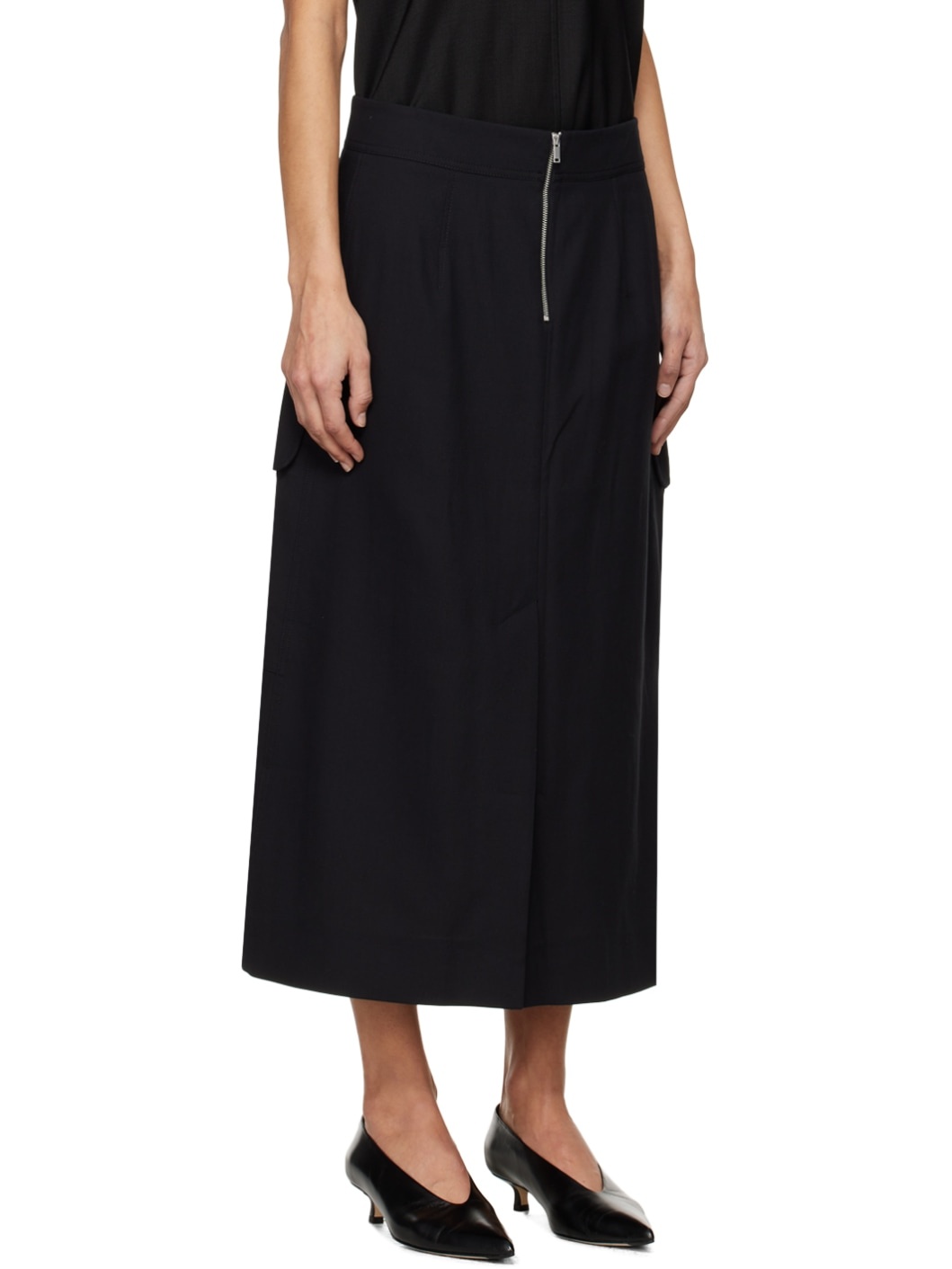 STUDIO NICHOLSON｜SKIRTS (TYRELL SKIRTS - BLACK (1344)) TYRELLSKIRTBLACK.jpg?v=1701105492