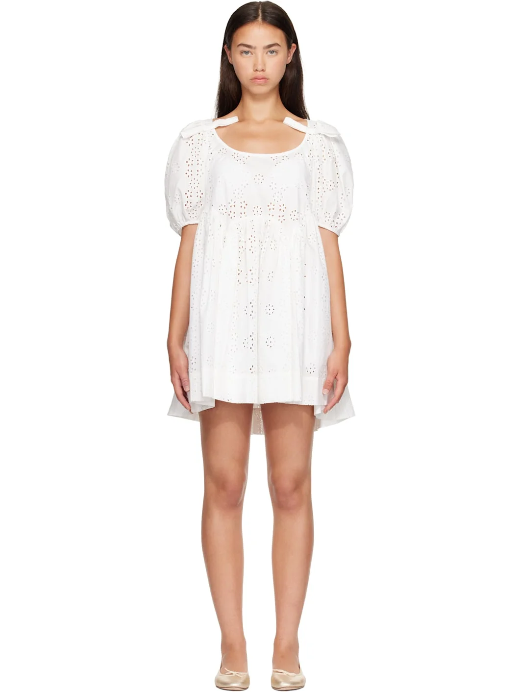 White Hugo Midi Dress - 1