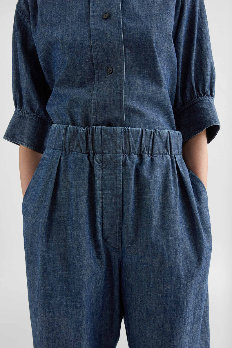 Cotton Chambray Trousers 6