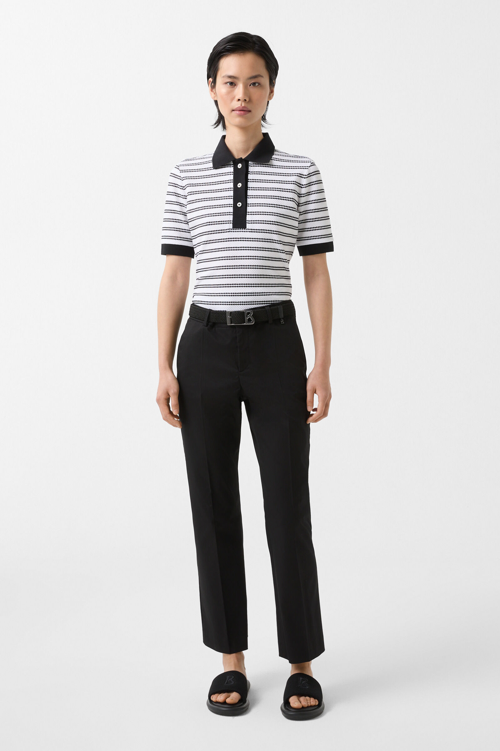 Joy Chinos in Black - 4