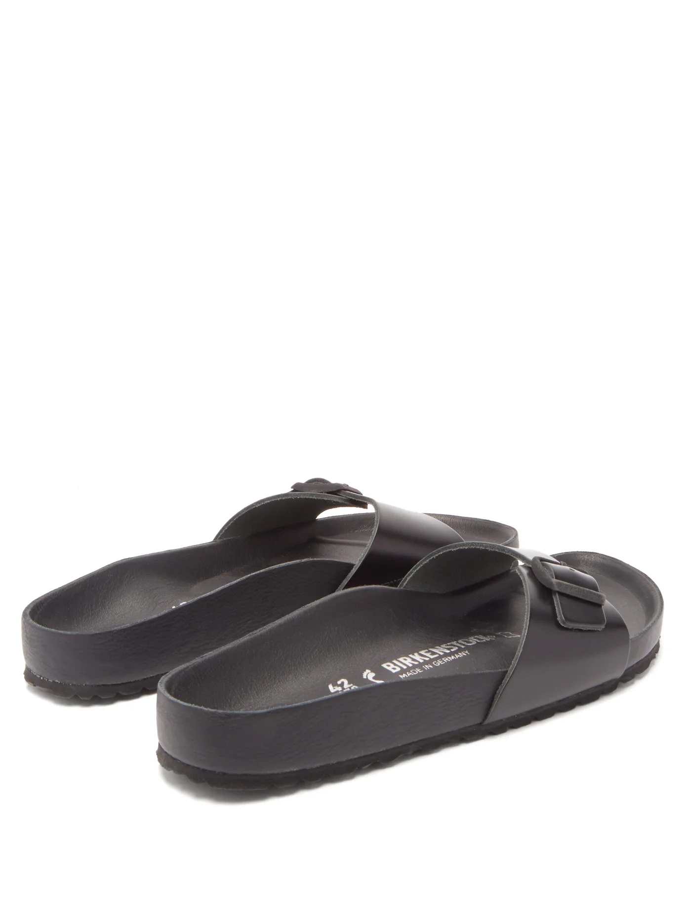 Madrid one-strap leather sandals - 4